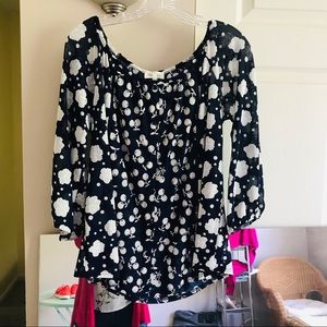 Navy Blue Lightweight Blouse